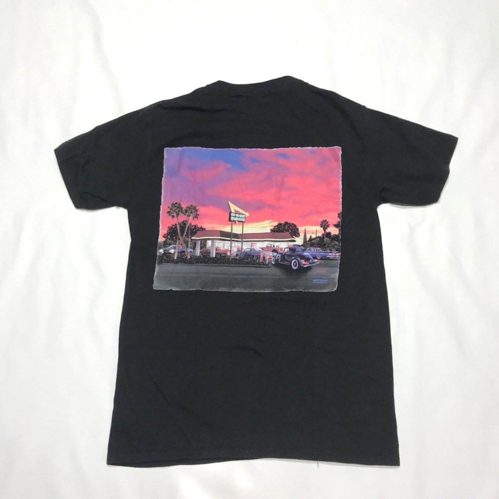 In-N-Out Burger Arizona Shirt Small Black Sunset Drive In Fast Food Graphic Tee